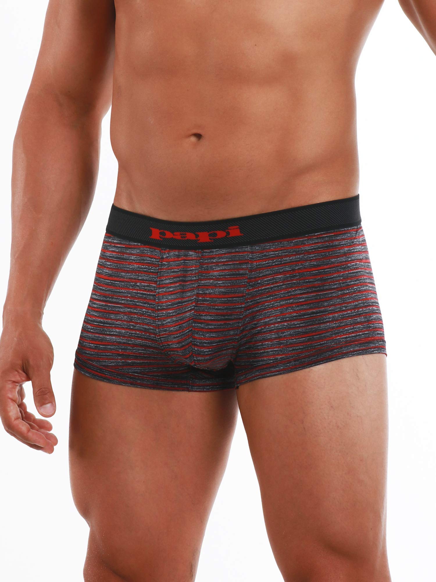 papi Men's Brazilian Cool Trunk Boxer Briefs Pack of 2 Comfort Fitting Underwear - Image 3